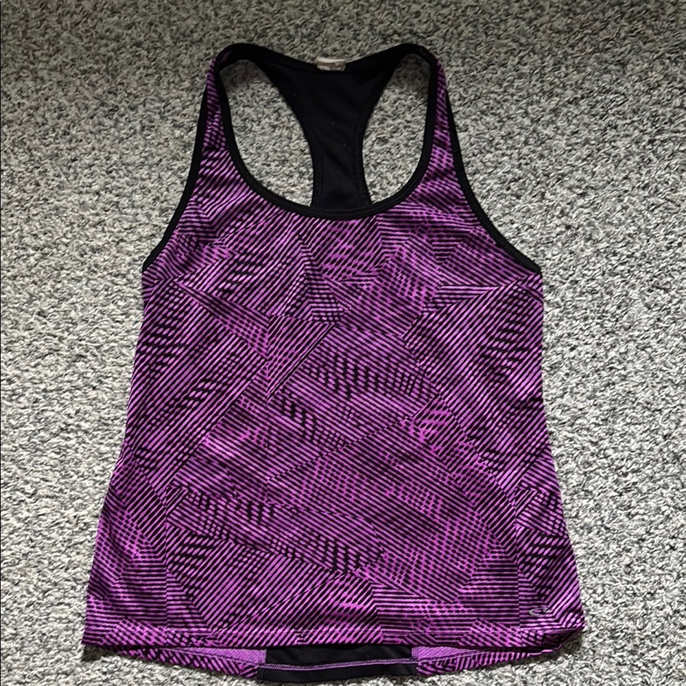 C9 by Champion Purple Fitted Tank Top